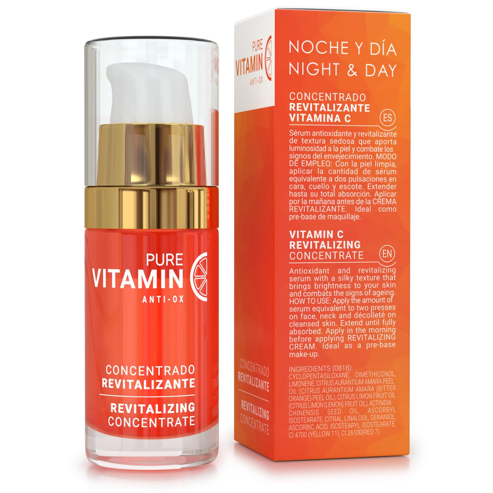 Sérum Vitamine C Noche Y Dia — routine quotidienne qui peut hydrater et lisser.