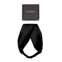 Nochka Fashion bandeau-soie Mulberry, confort luxueux pour toute la journée et protection des cheveux.