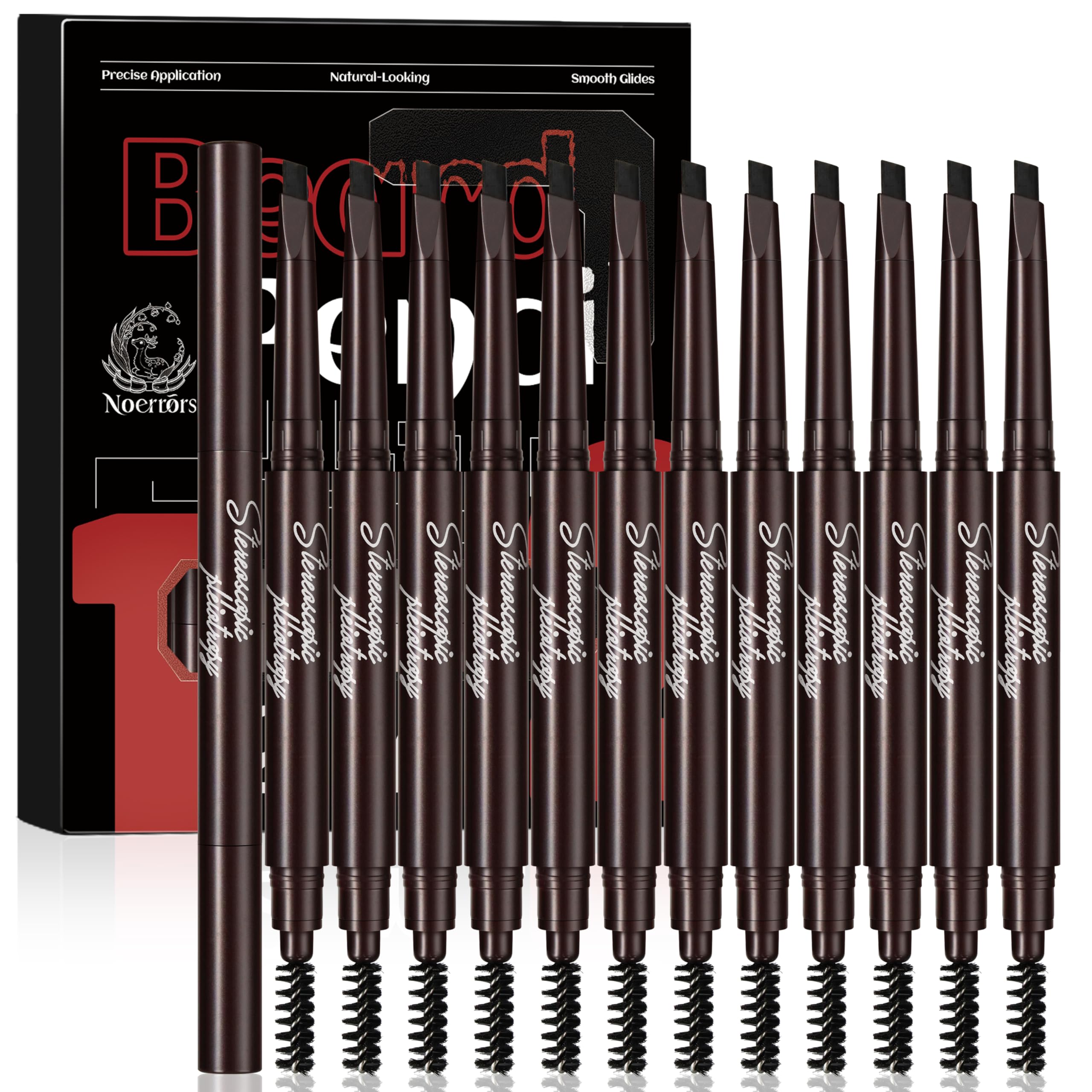 Noerrors Crayon Barbe 12 pièces — ensemble compact pour grooming quotidien.