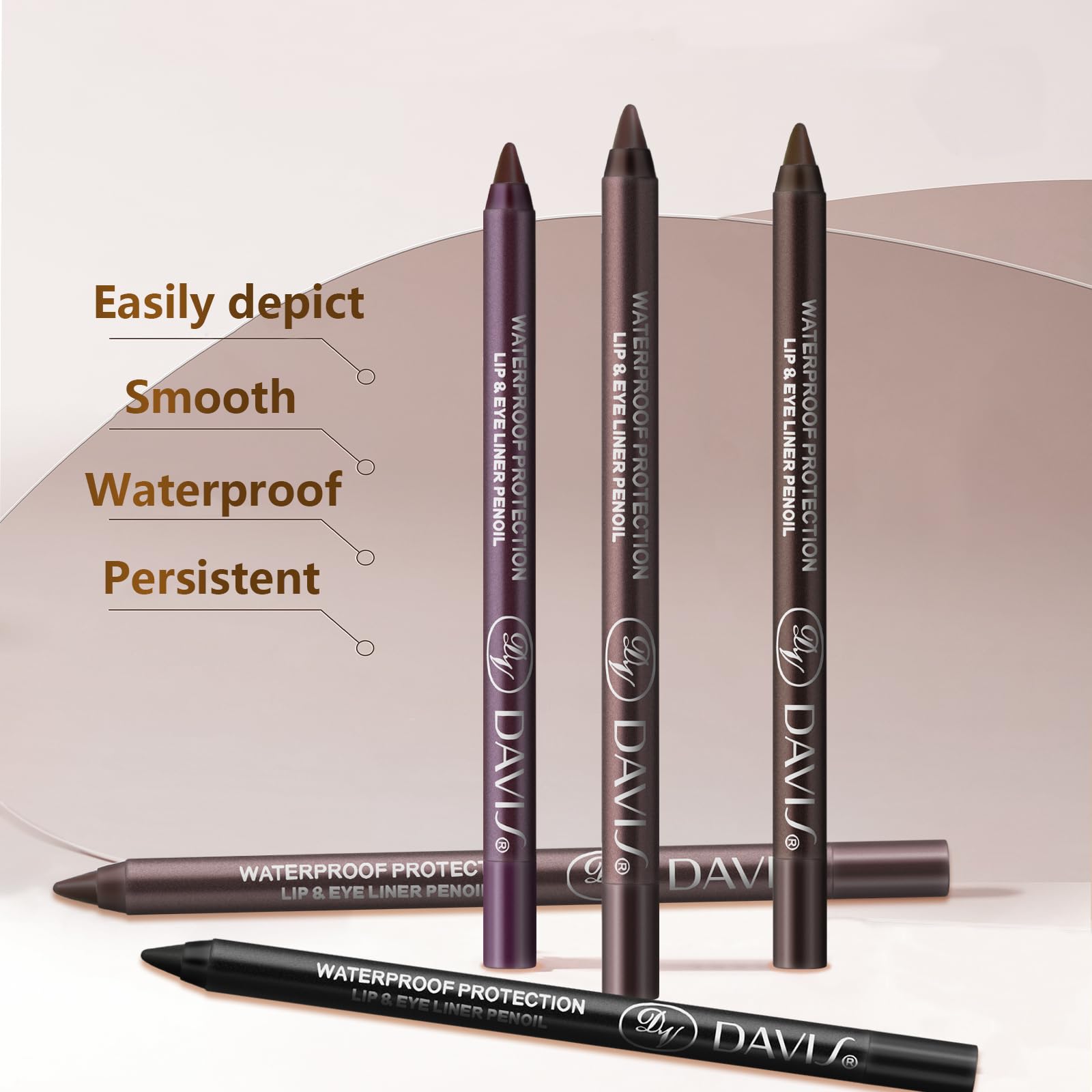 Noerrors crayon gel douceur pour yeux sensibles, port quotidien.