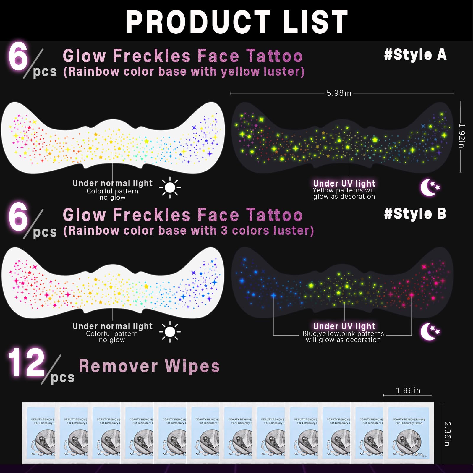 Noerrors taches-de-rousseur brillance uv, durable même en chaleur et transpiration légère.