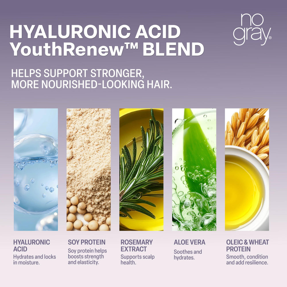 No Gray: sans cruauté et formulation végane respectant les cheveux.