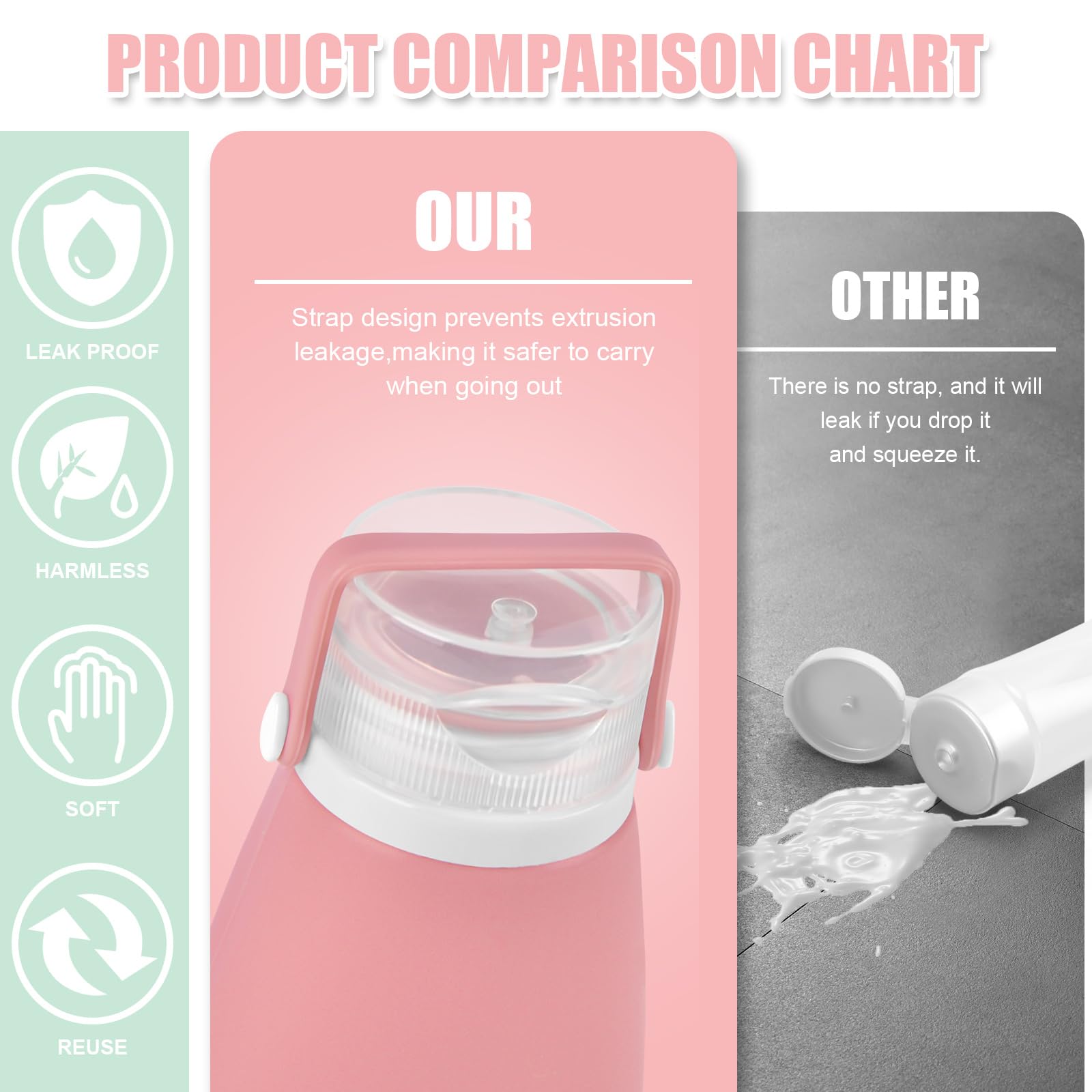 Noideeer pot 10 ml, petit récipient hygiénique pour crèmes et gels.