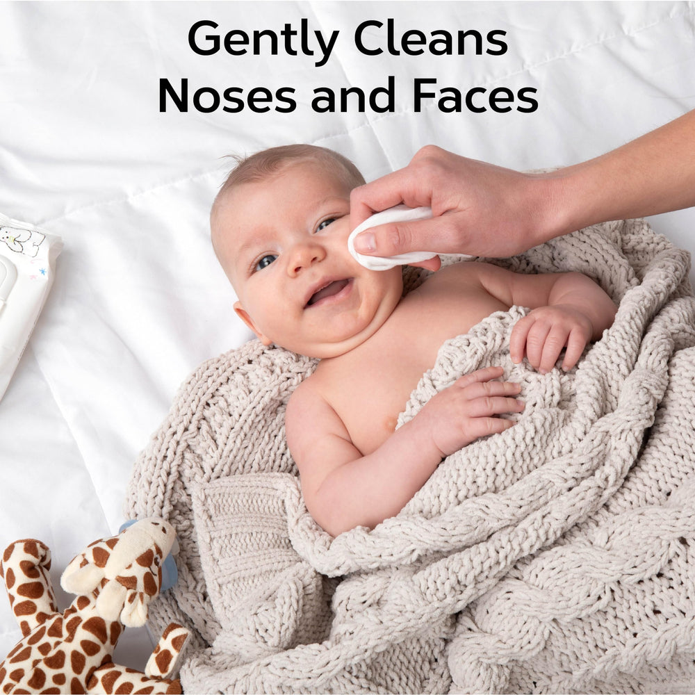 Lingettes Nolla saline, douceur adaptée zones sensibles autour des yeux