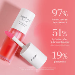 Nuancier neutre sur les lèvres NOONI Appleberry pour un look subtil.