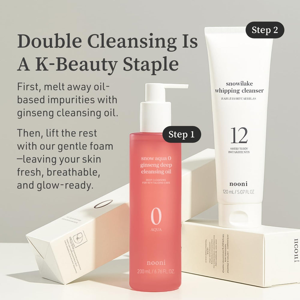 NOONI Snow Aqua 0 Ginseng, cadeau idéal pour femmes recherchant une routine simple.