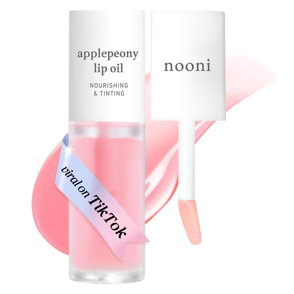 NOONI Huile lèvres Applepeony flacon compact prêt pour déplacement