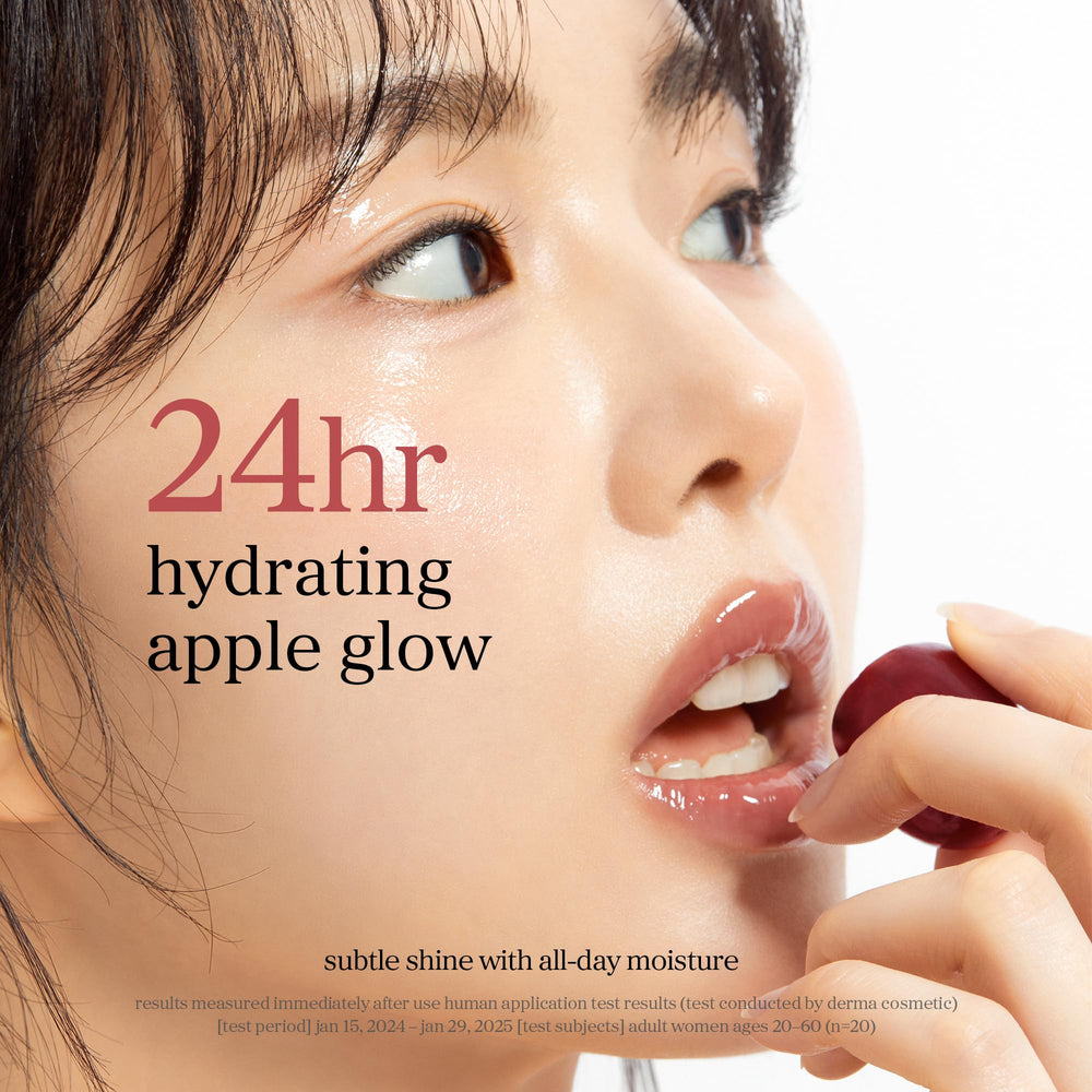 NOONI huile pour les lèvres Applewine, format compact idéal pour voyager.