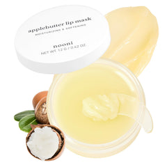 NOONI Masque Lèvres Applebutter dans le pot, hydratation durable et nocturne.