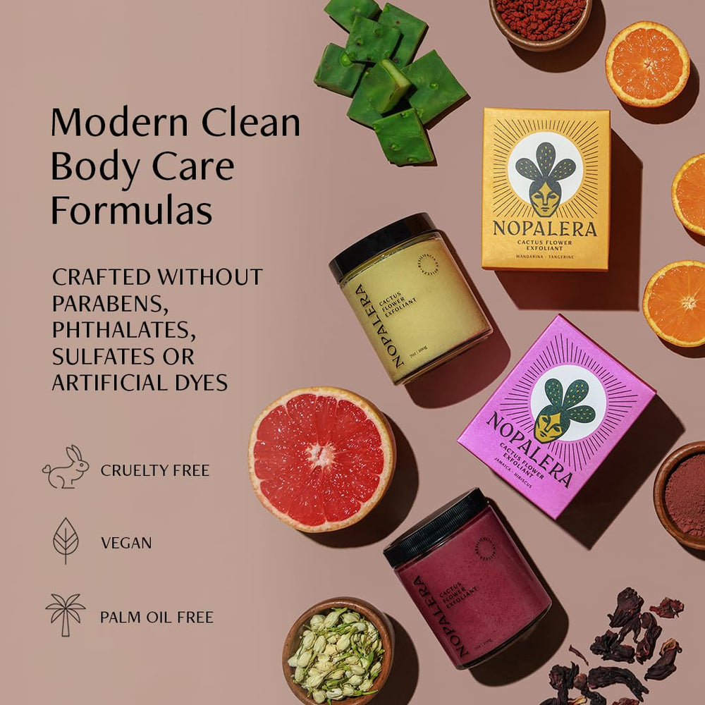 Nopalera texture soyeuse : sensation veloutée qui enveloppe la peau après douche.