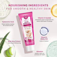 NOPUNZEL crème épilation femme – aisselles douces sans irritation.