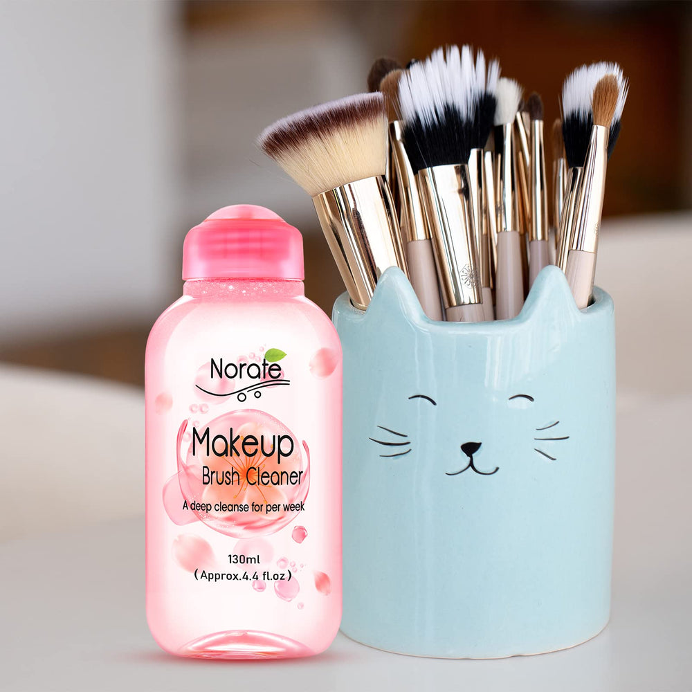Norate mousse nettoyante pinceaux respecte les peaux sensibles