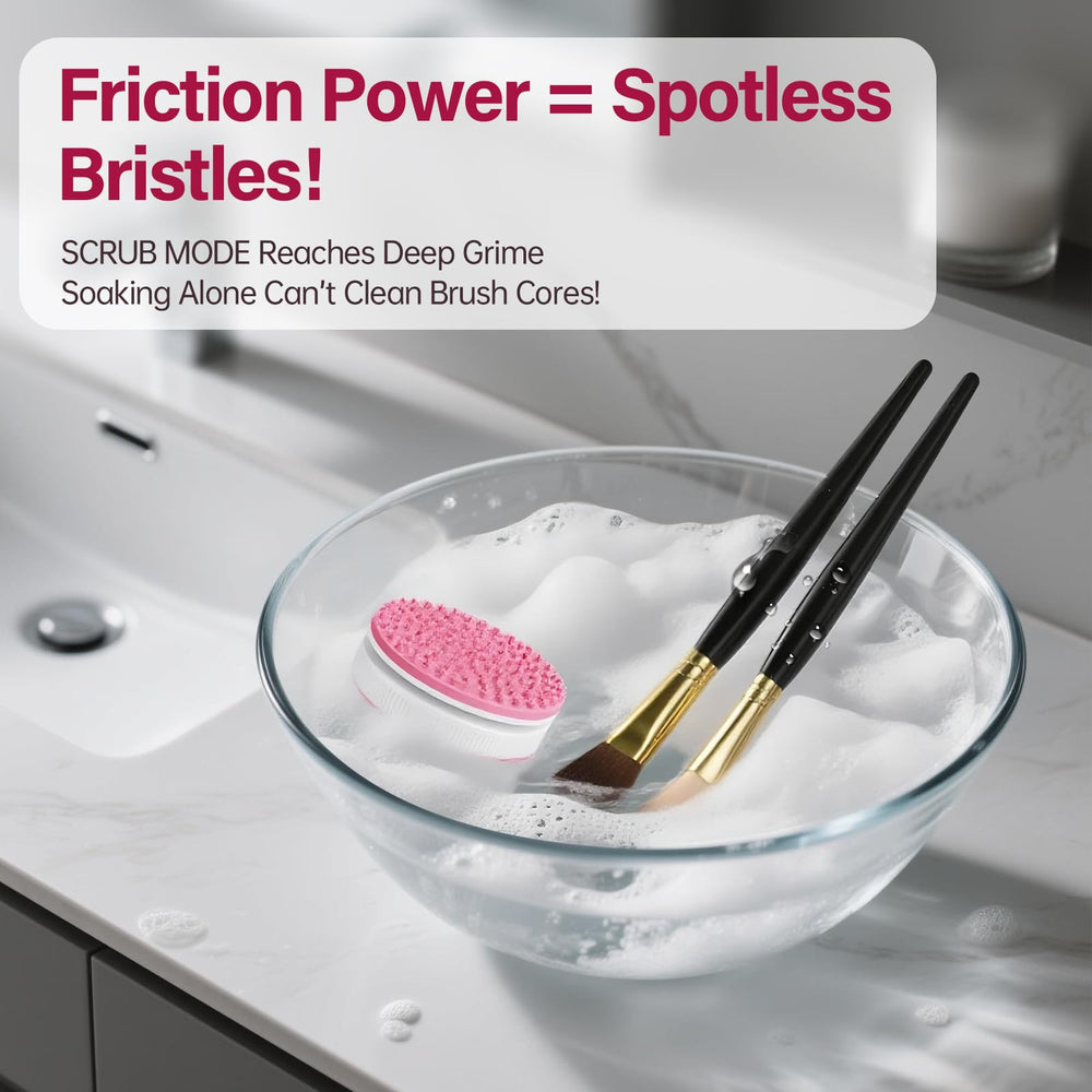 Norate nettoyeur pinceaux maquillage et éponge, combinaison pratique pour la propreté.