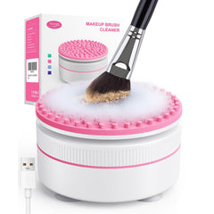 Norate nettoyeur pinceaux maquillage en action, nettoyage rapide et en profondeur.
