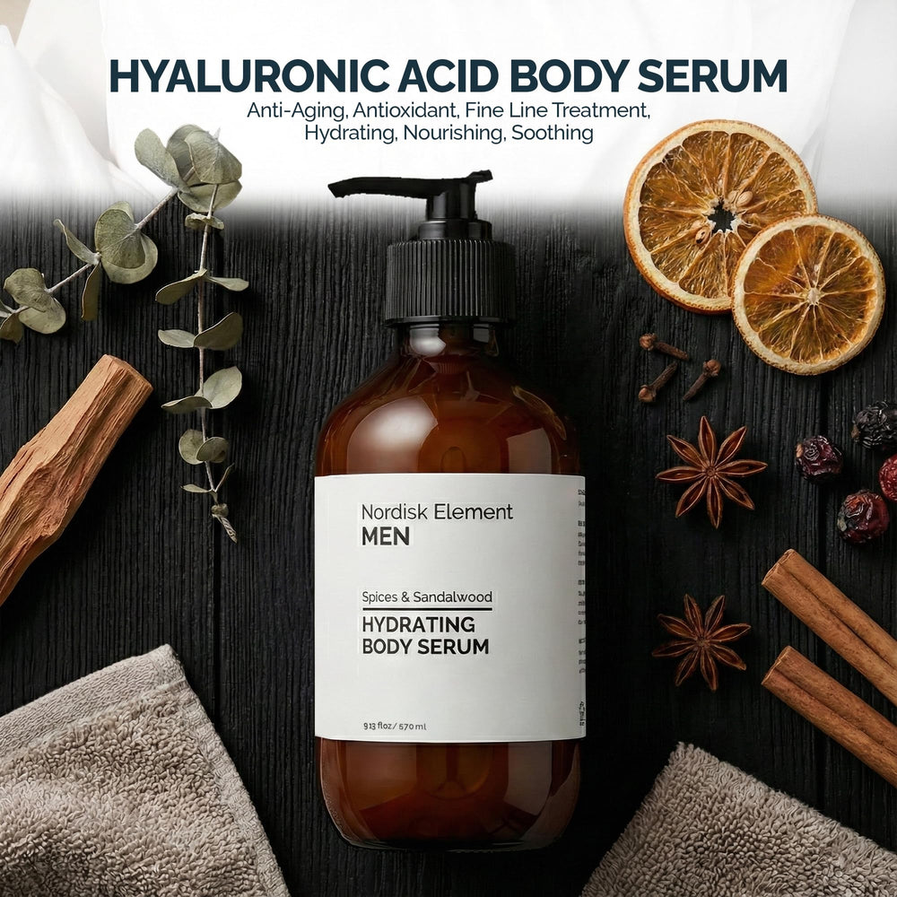 Nordisk Element Sérum Corps: arôme citrus-épices avec santal et vétiver