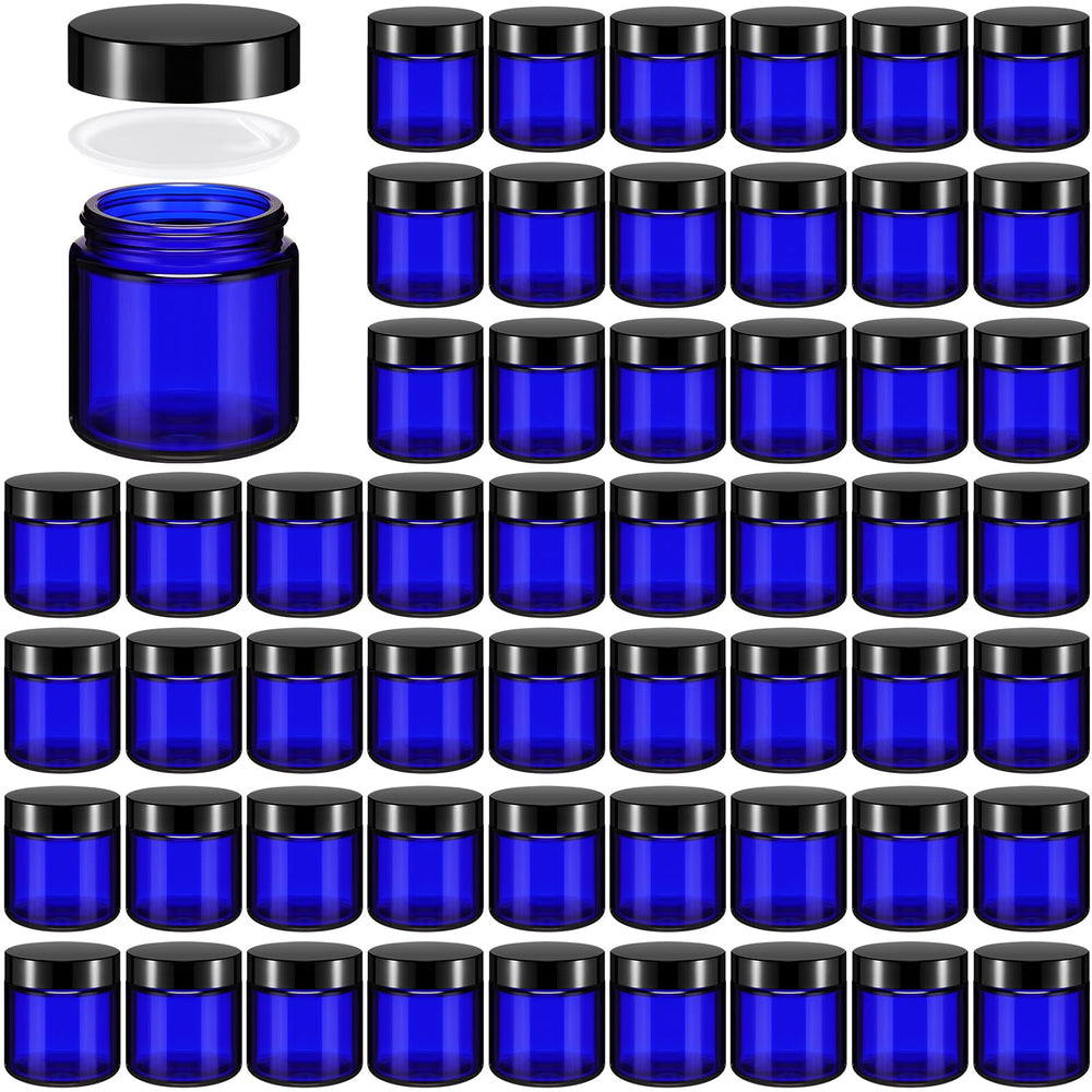 Norme bocaux en verre 4 oz avec couvercle hermétique, ensemble de 48 pièces.