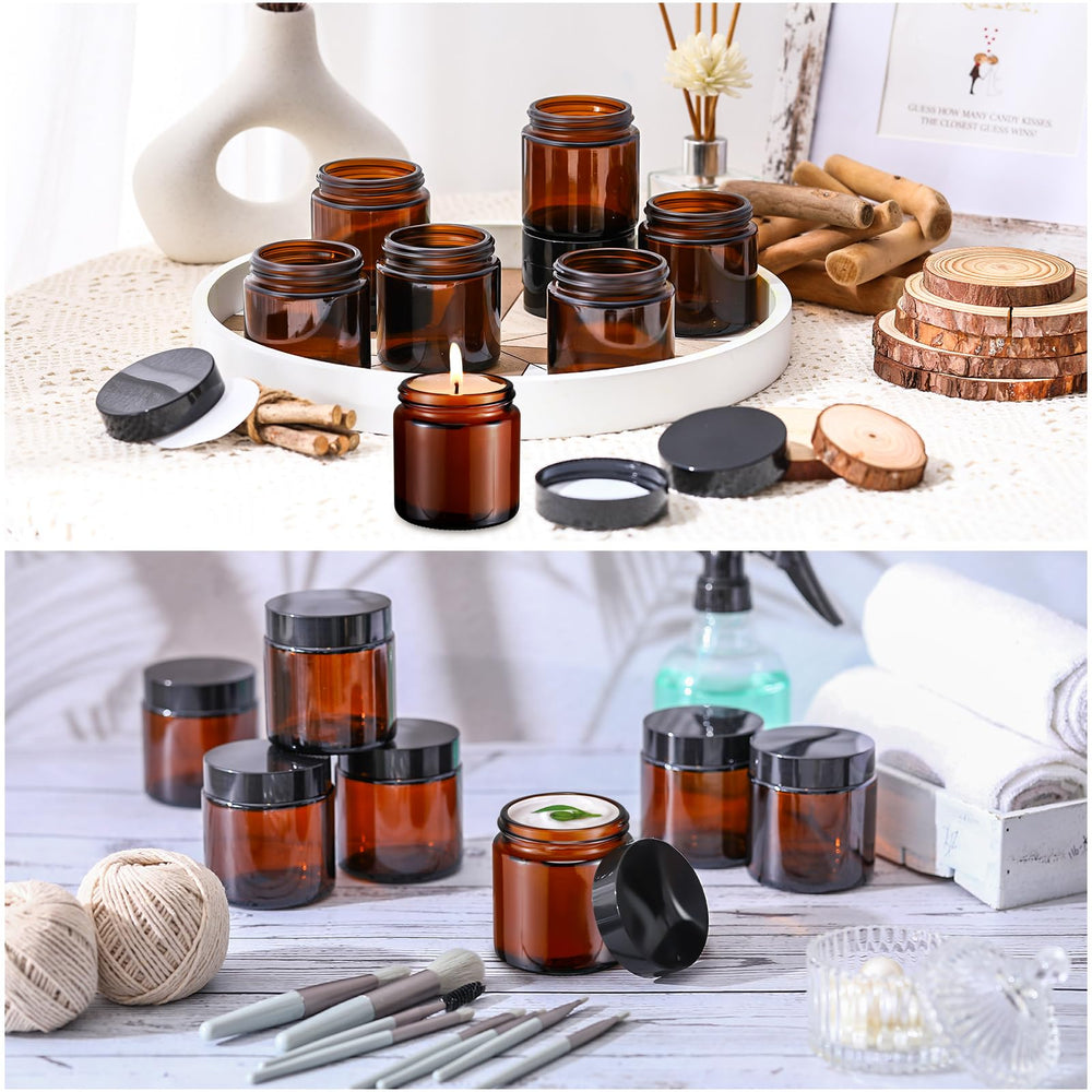 Bocaux Norme 4oz cosmétiques et épices, stockage polyvalent à domicile.