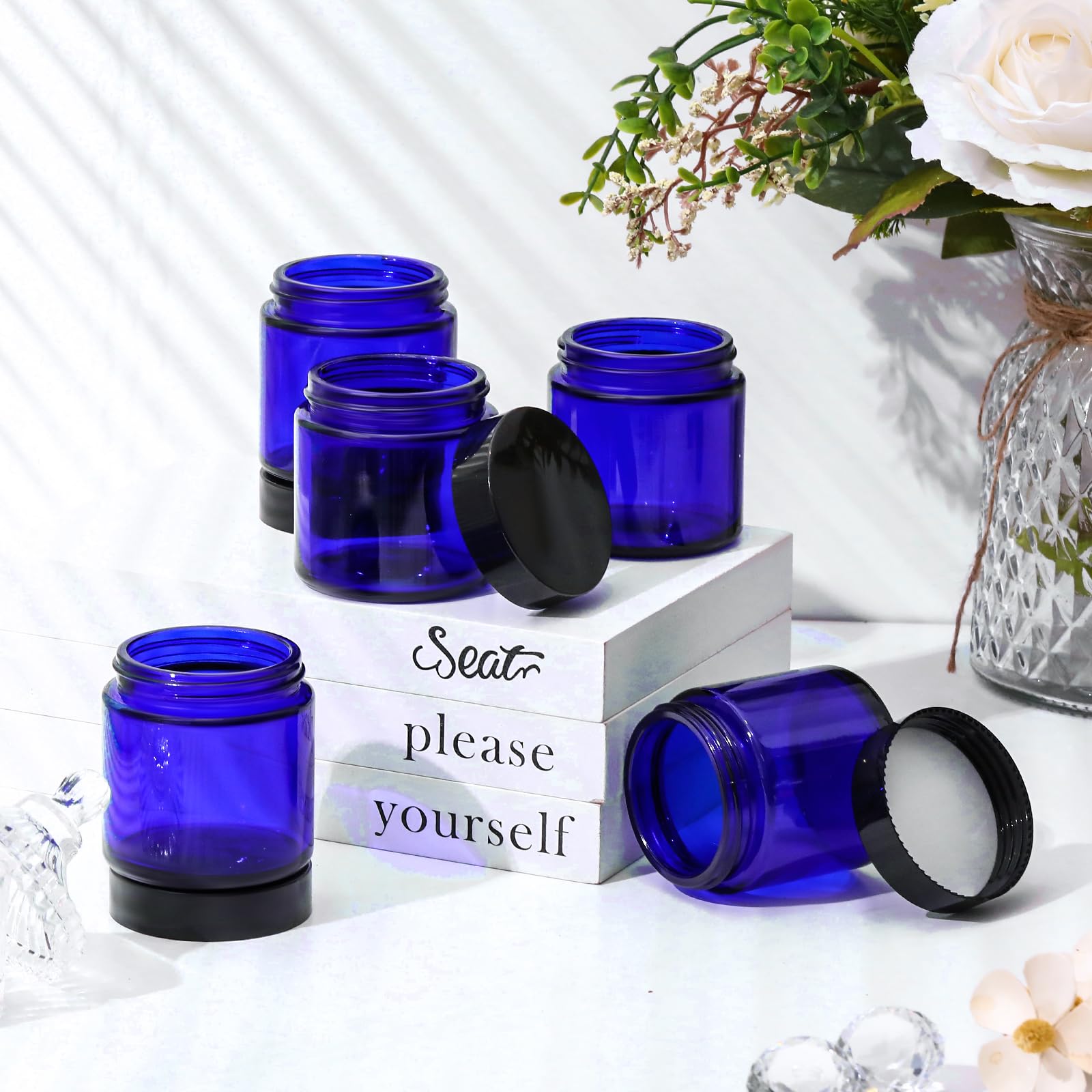 Norme bocaux 4 oz, facile à étiqueter et personnaliser.