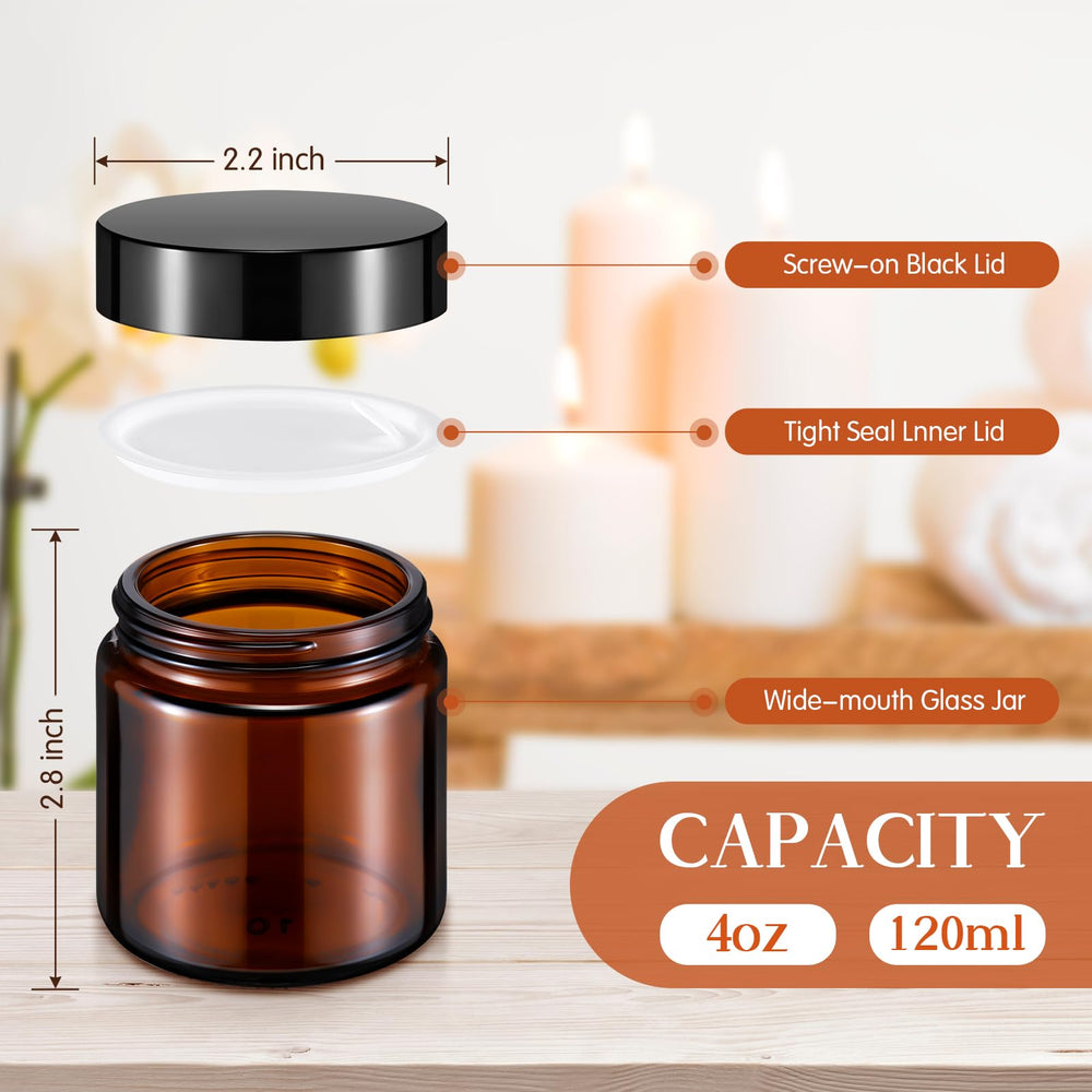 Bocaux Norme 4oz portables, faciles à transporter lors de déplacements.