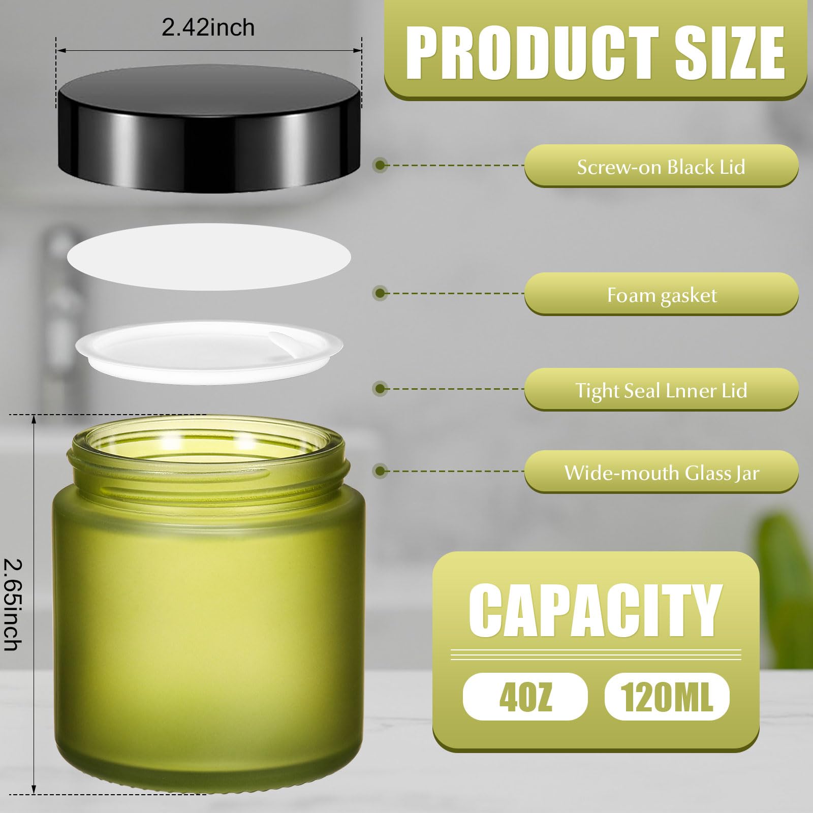 Norme – verre 4 oz portable pour voyage, léger et pratique.