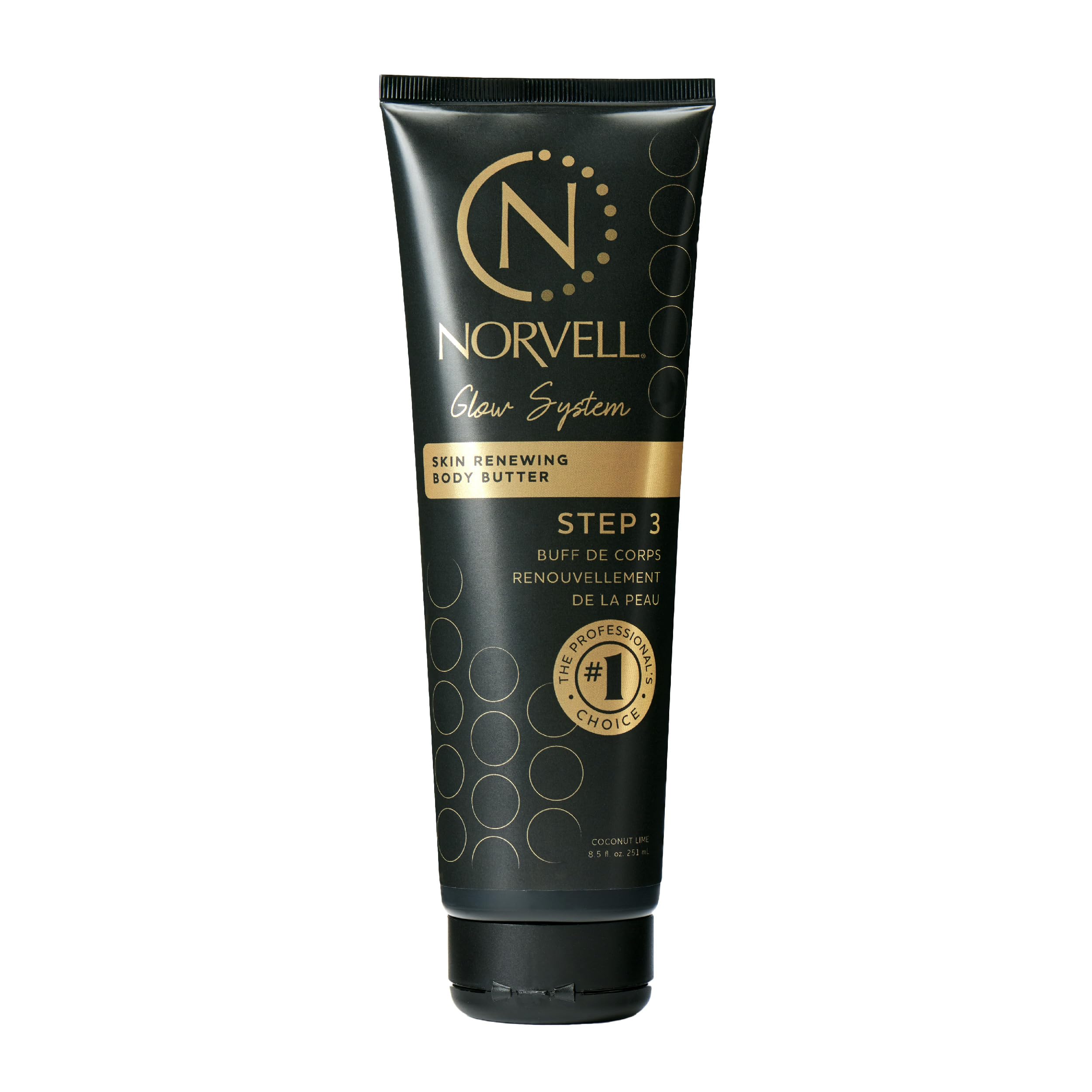 Norvell Beurre réparateur après bronzage, hydratation profonde pour peau douce.