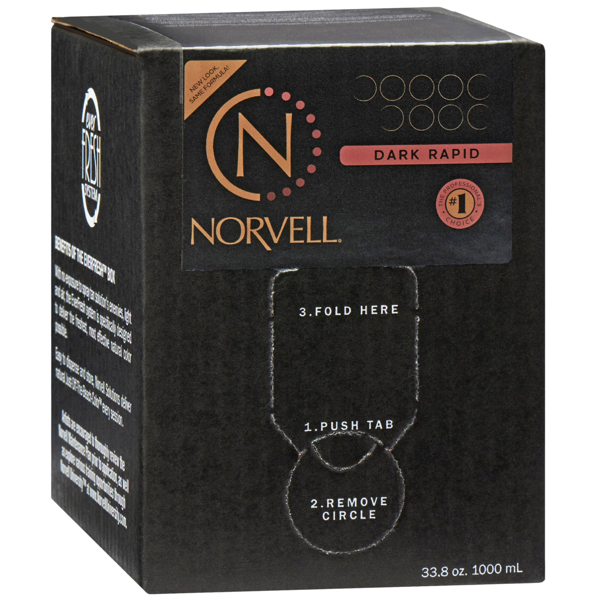 Norvell spray tan Dark Rapid: bouteille 1L prête pour bronzage rapide