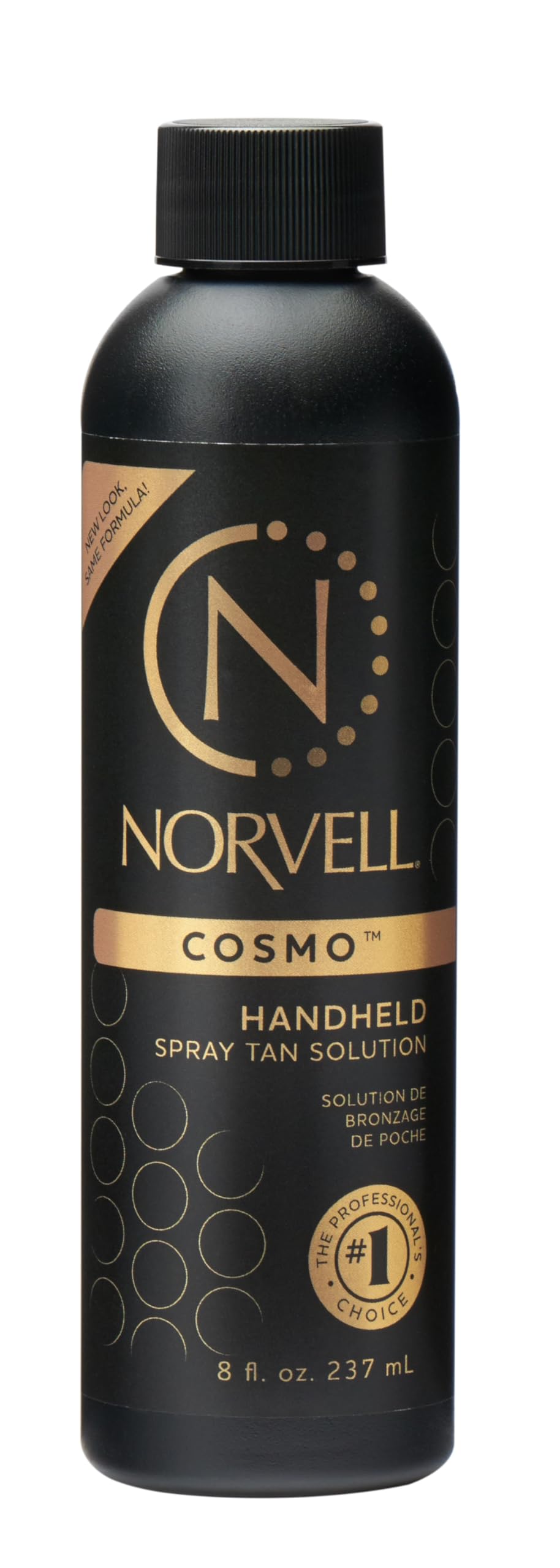 Bouteille Norvell Cosmo Spray Tan 236 ml pour bronzer naturel et durable