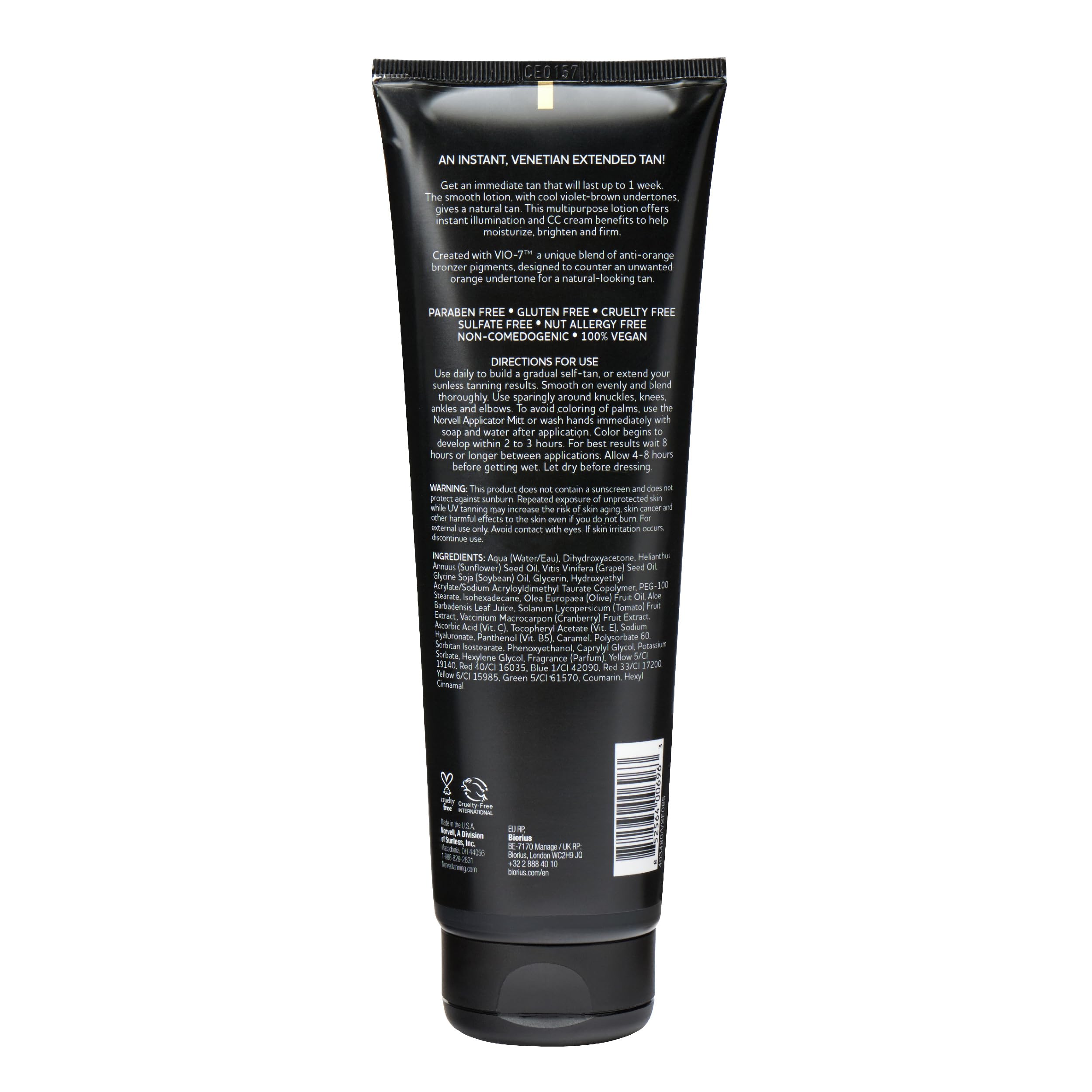 Duo Norvell: bronzage uniforme et tenue prolongée.
