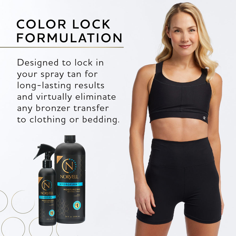 Extension du bronzage avec Norvell Hydrofirm pour couleur durable