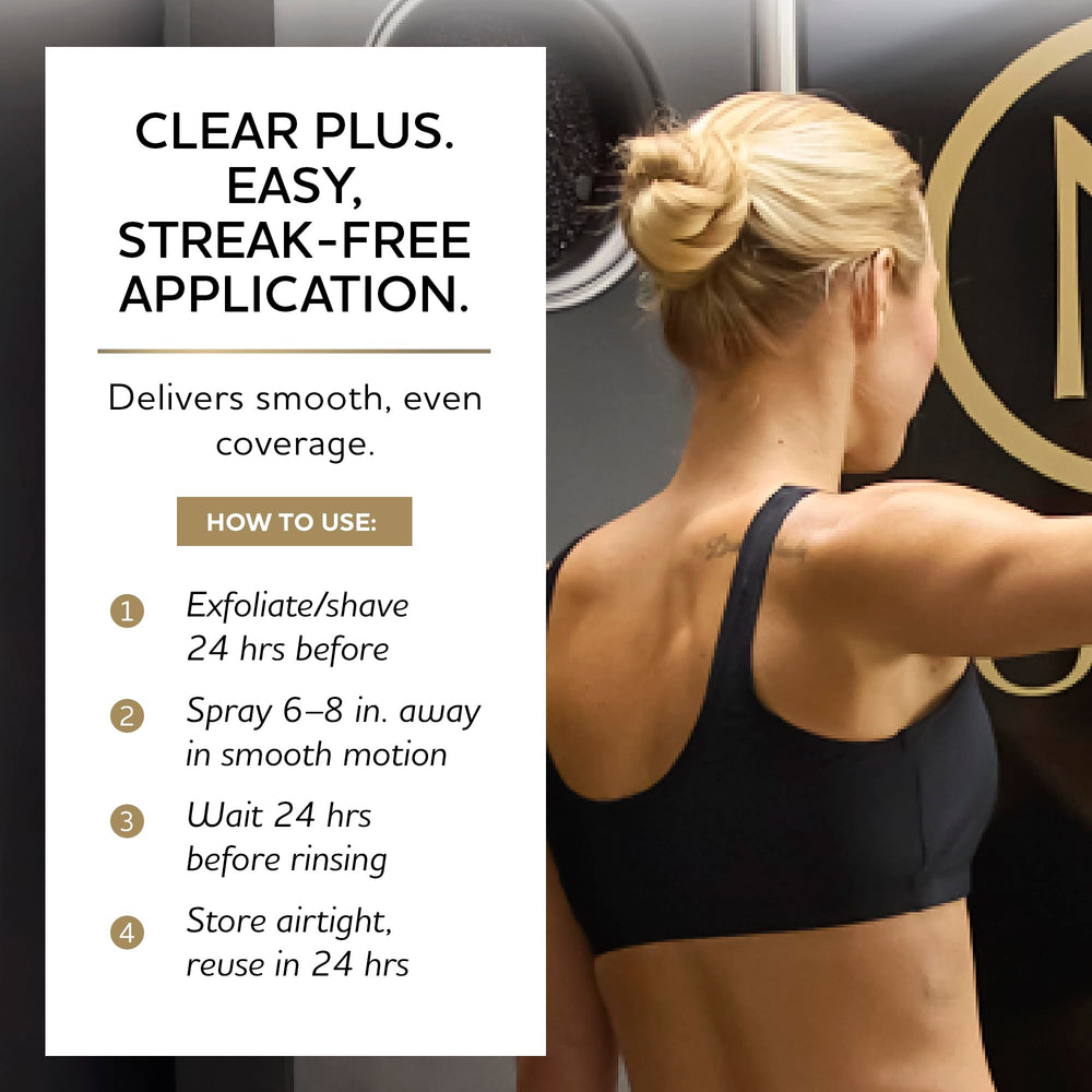 Norvell Premium Spray Tan Clear Plus – enzymes naturelles hydratantes pour la peau.