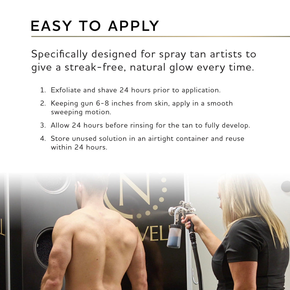 Norvell Premium Spray Tan Clear Plus – sans parfum et odor neutralisée.