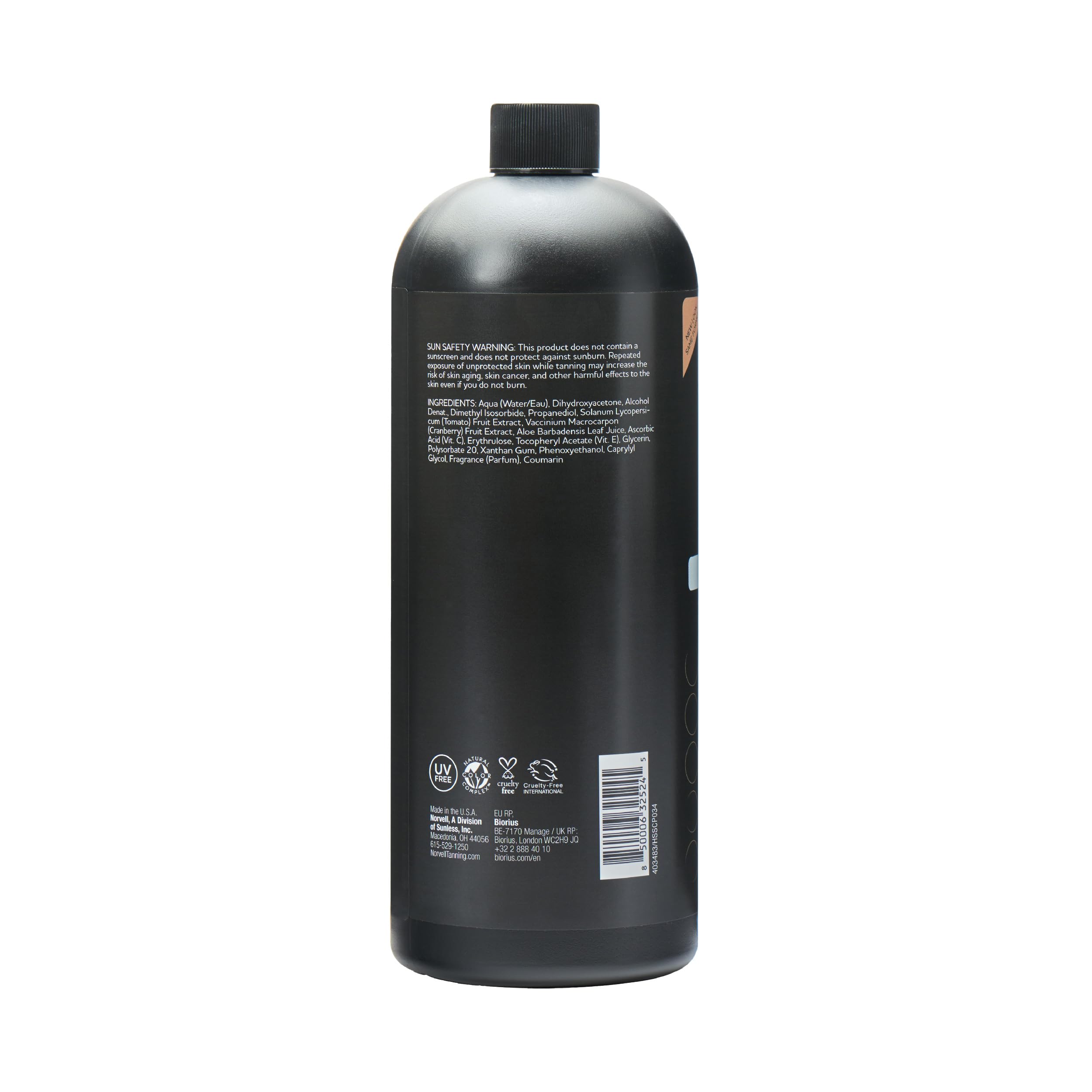 Norvell Premium Spray Tan Clear Plus – séchage rapide pour une application pratique.