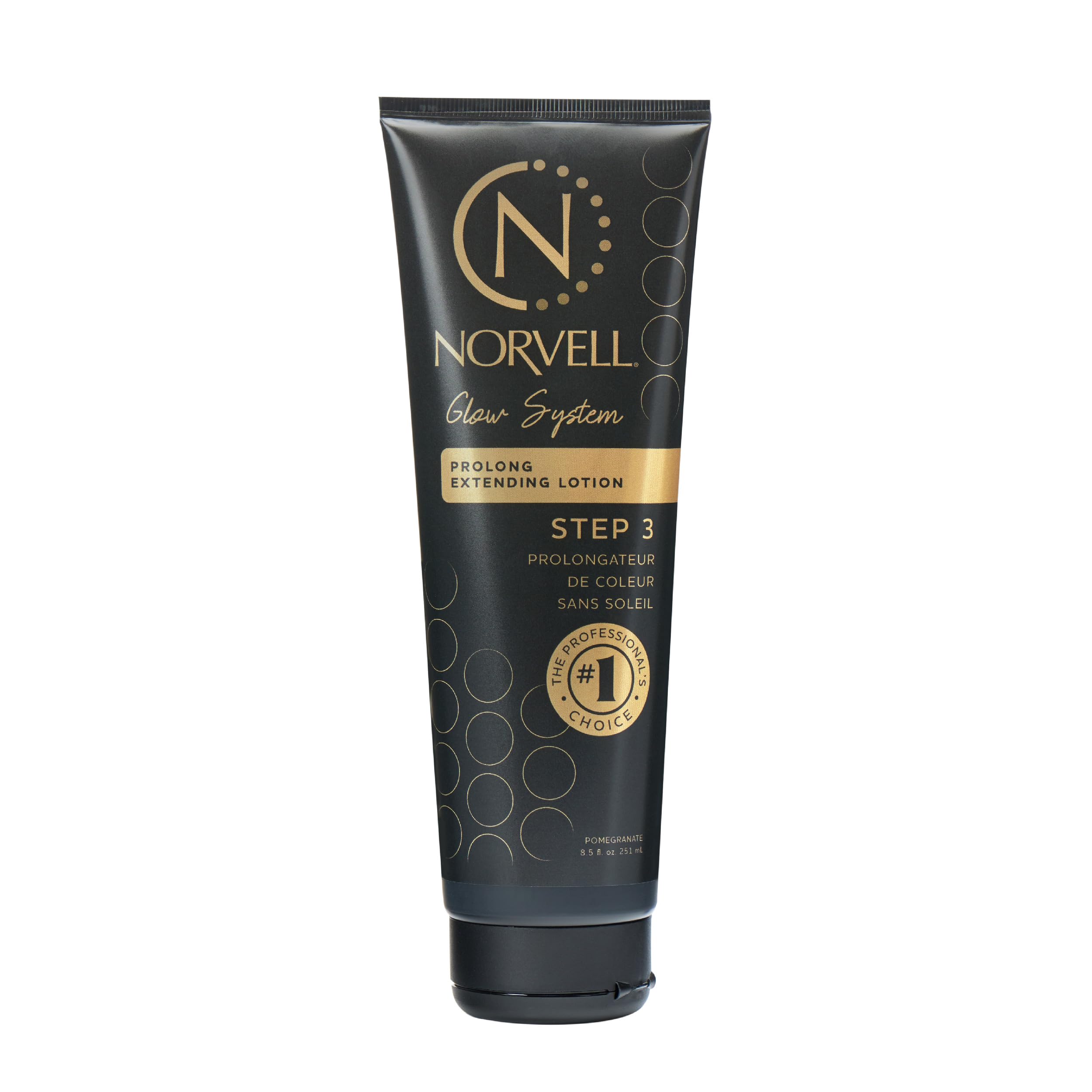 Norvell Prolong – bouteille 8,5 oz, lotion hydratante prolongeant la couleur autobronzante