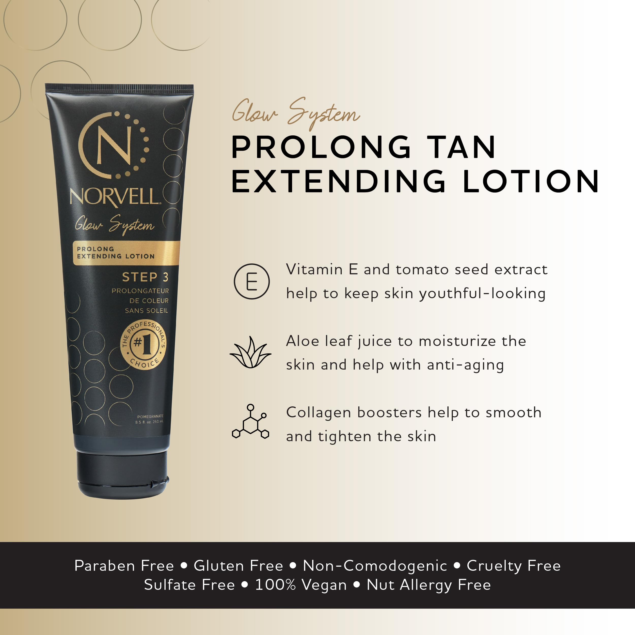 Norvell Prolong – texture crème soyeuse, application douce et nourrissante
