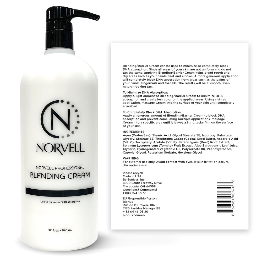 Norvell soin peau pre-tan sans parfum: hydratant neutre avant le bronzant.