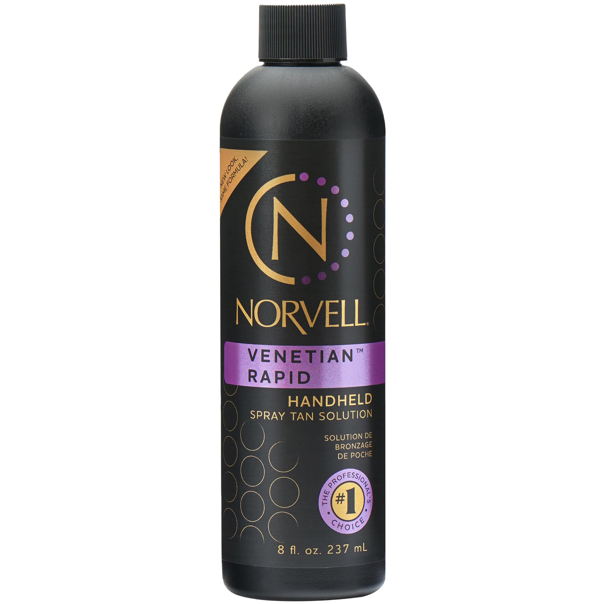 Norvell Venetian One : bouteille de spray tan pour bronzage rapide et durable.