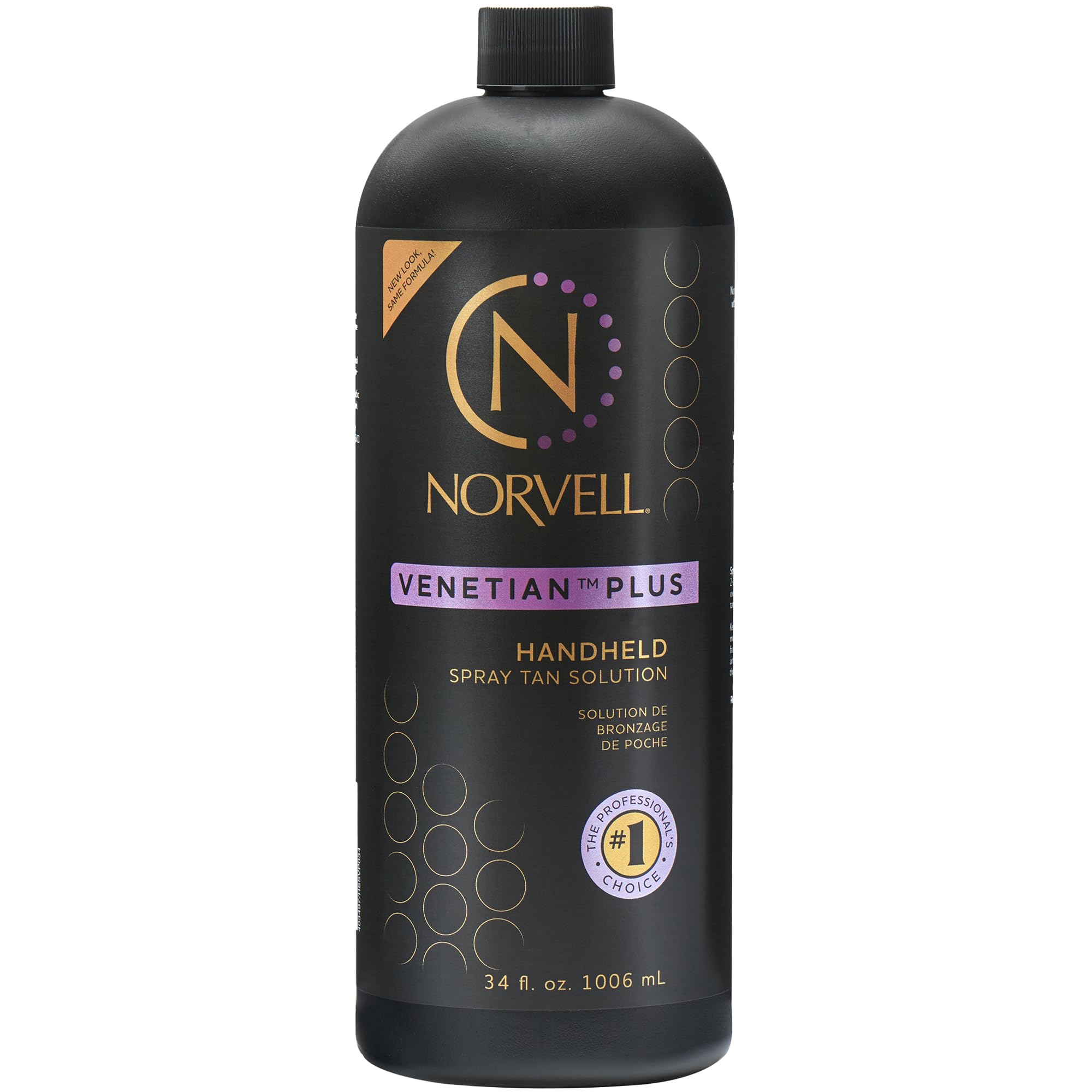 Norvell Venetian Plus – bouteille pulvérisation pour bronzage uniforme et durable