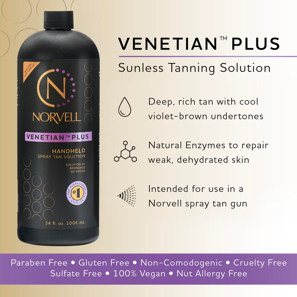 Norvell Venetian Plus – bronzage profond et naturel sur peau
