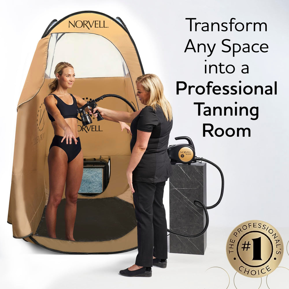 Norvell XL tente bronzage, fond en vinyle résistant facile à nettoyer