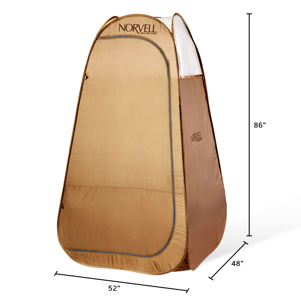 Norvell XL tente bronzage, toit clair pour lumière naturelle optimale