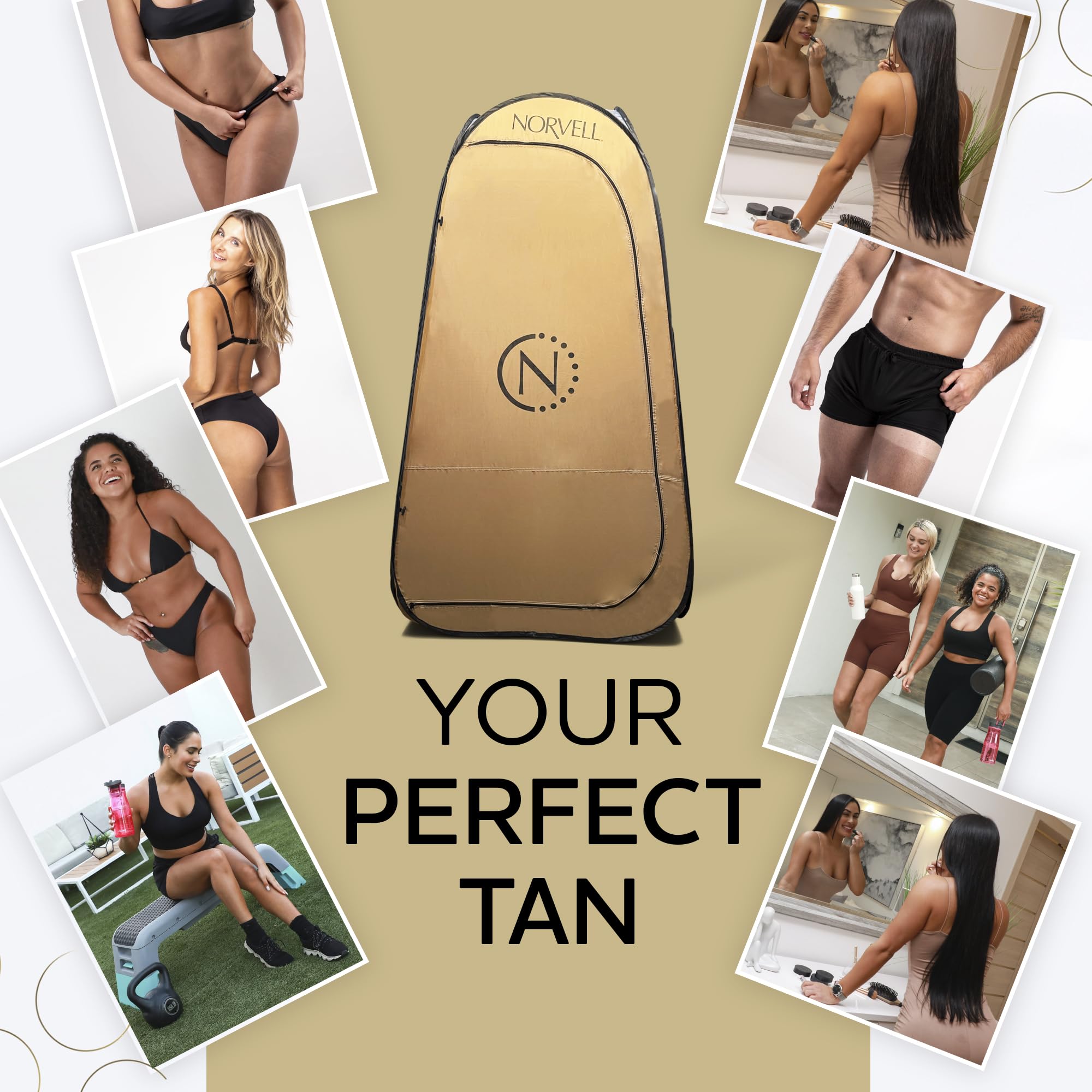 Norvell XL tente bronzage, nettoyage rapide et séchage à l’air