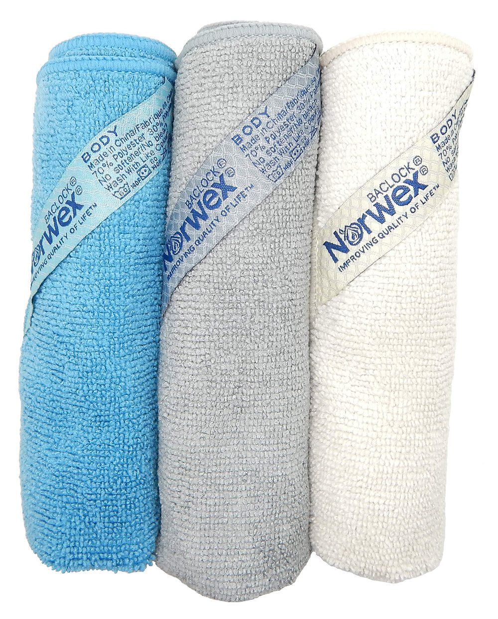 Norwex tissu BacLock anti-odeur, prêt après chaque utilisation.