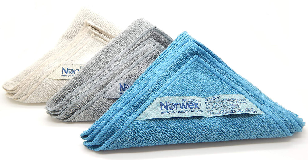 Norwex utilisation rapide après lavage, pour une reprise immédiate.