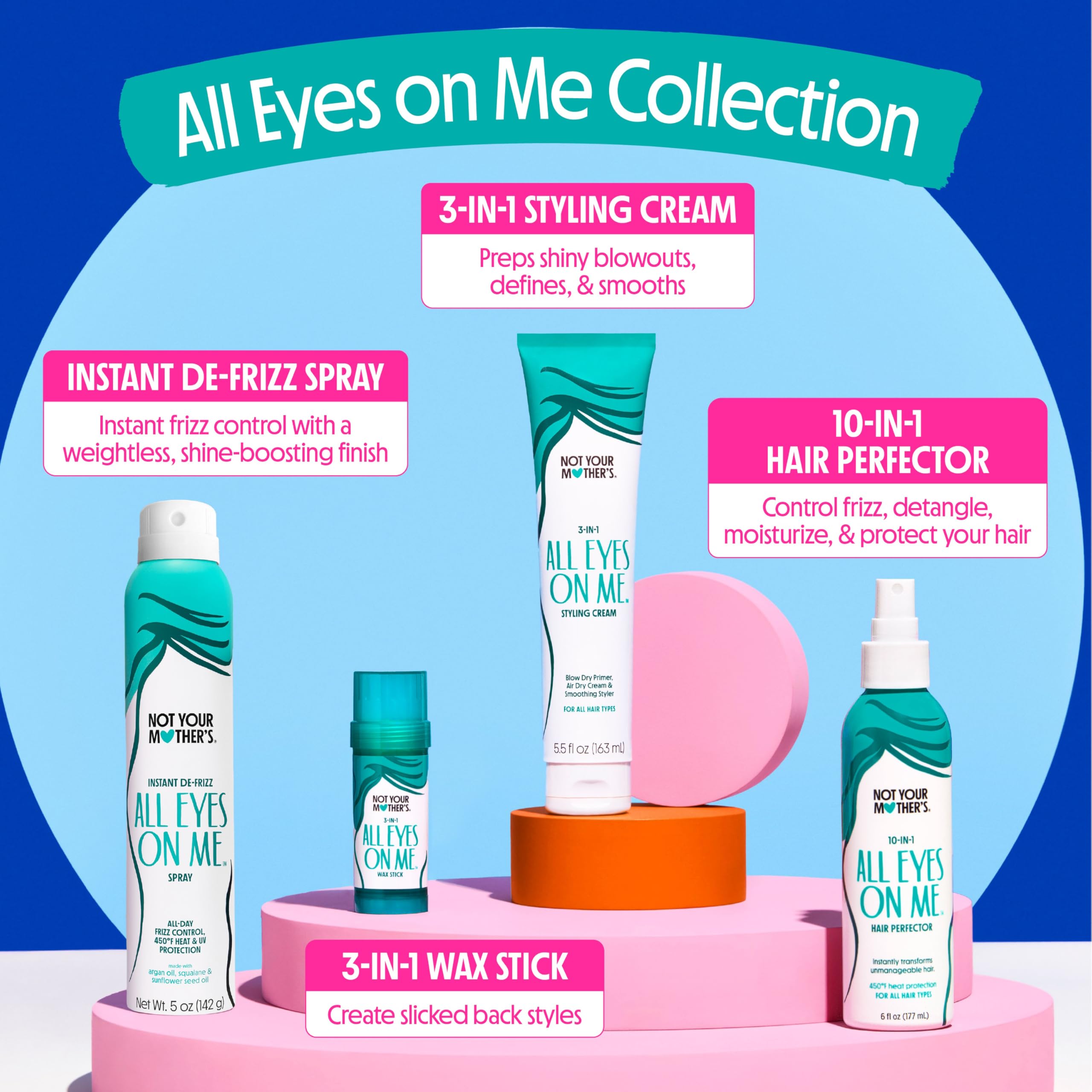 Not Your Mother's All Eyes On Me, application sur cheveux humides pour répartition