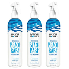 Not Your Mother's Beach Babe Sea Salt Spray ensemble 3-pack pour vagues texturées et fini mat.