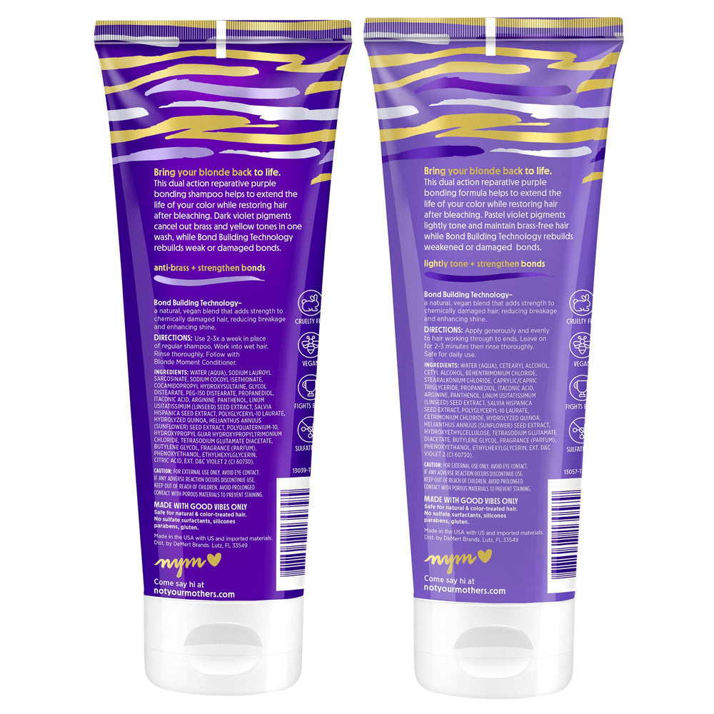 Cheveux plus brillants et hydratés avec le duo Blonde Moment.