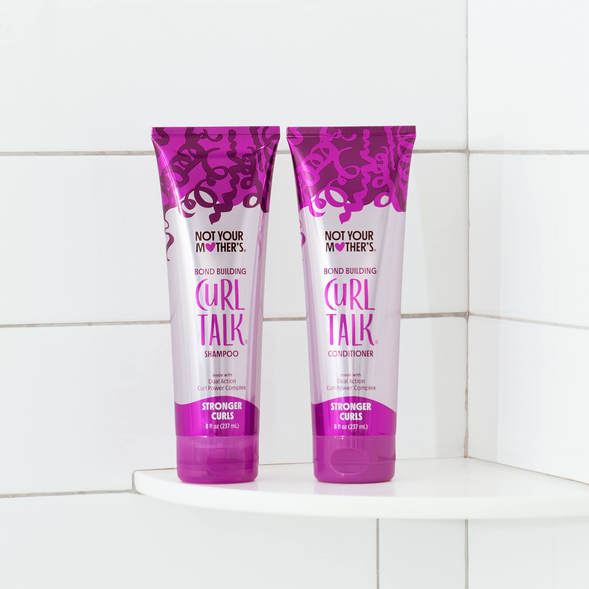 Not Your Mother's Curl Talk Bond Building Shampoo scent with citrus jasmine refreshes daily routines.