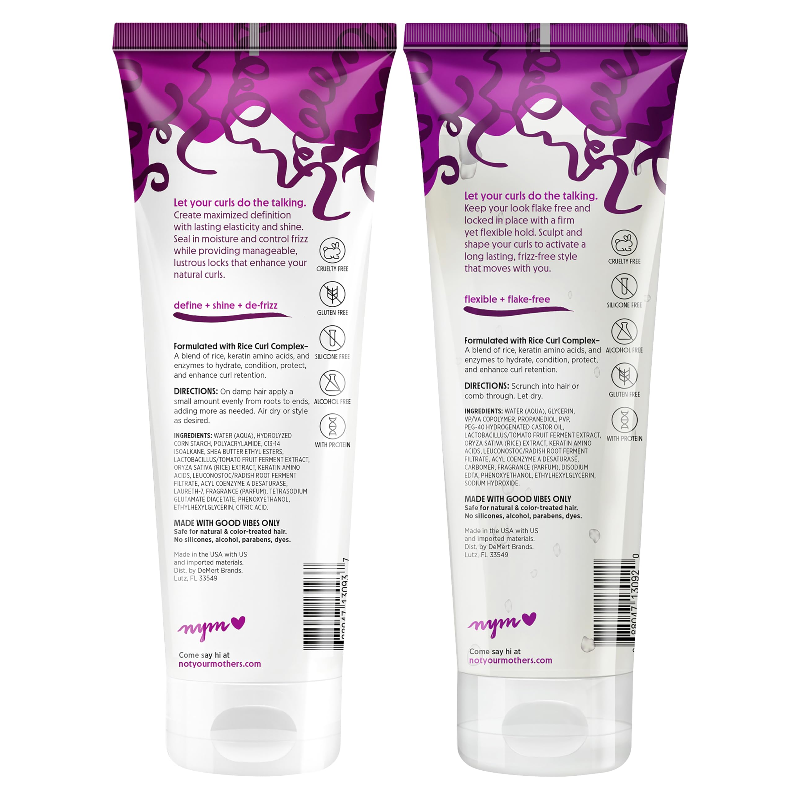 Packaging pratique Not Your Mother's Curl Talk 2 bouteilles