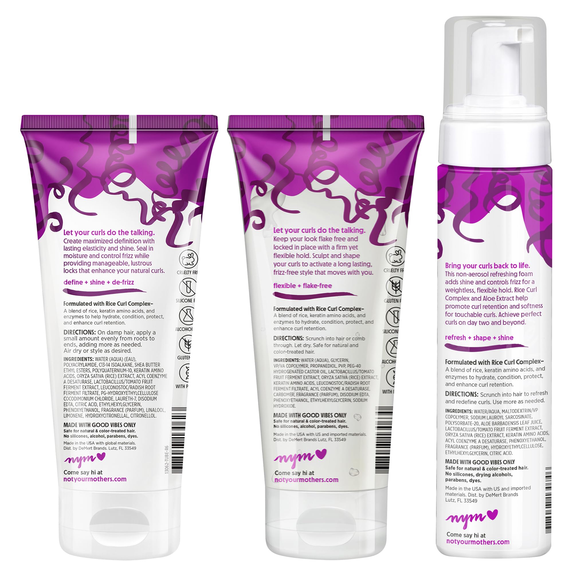 Not Your Mother's Curl Talk Utilisation Rituel : routine simple et efficace
