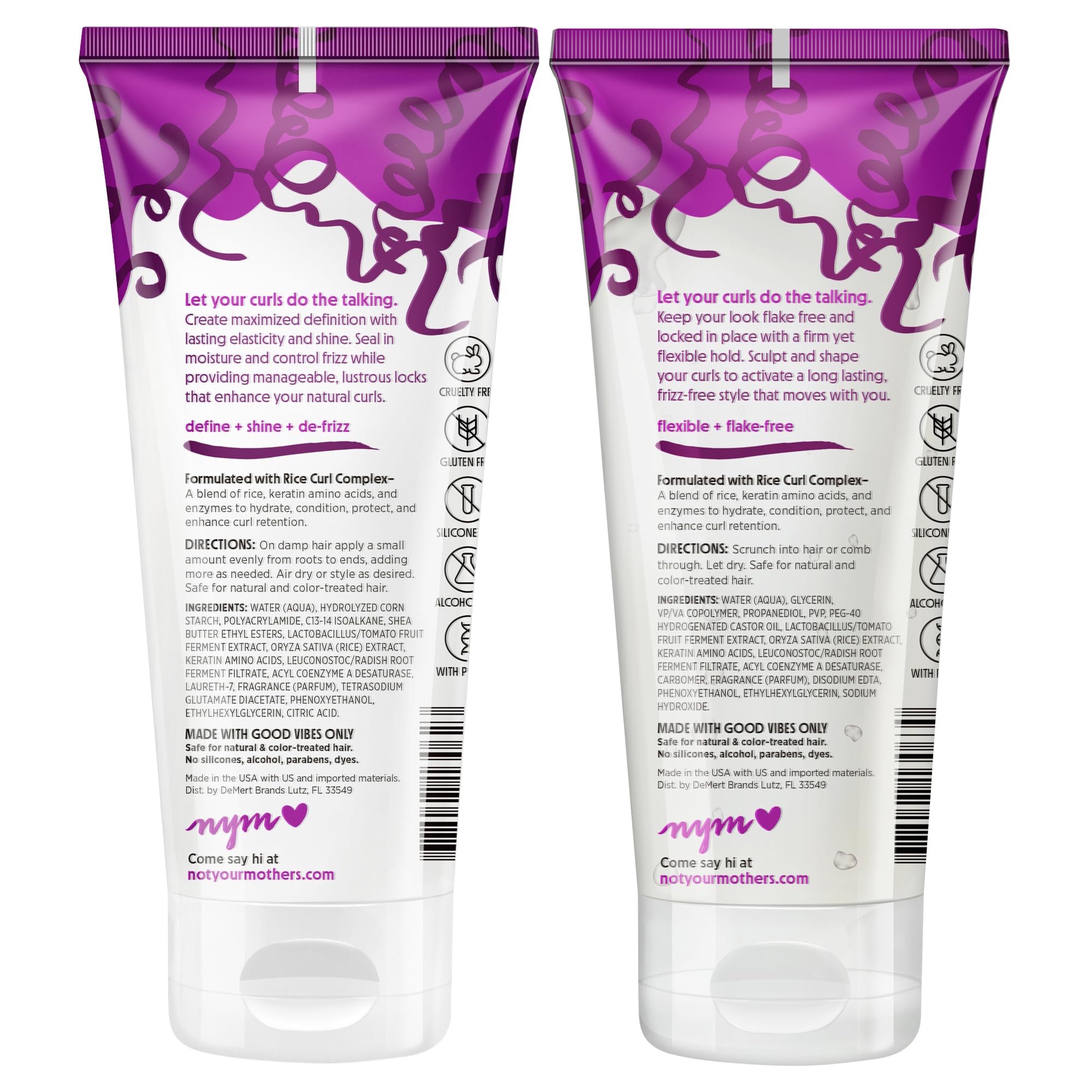 Duo pratique pour la routine coiffage quotidienne des boucles.
